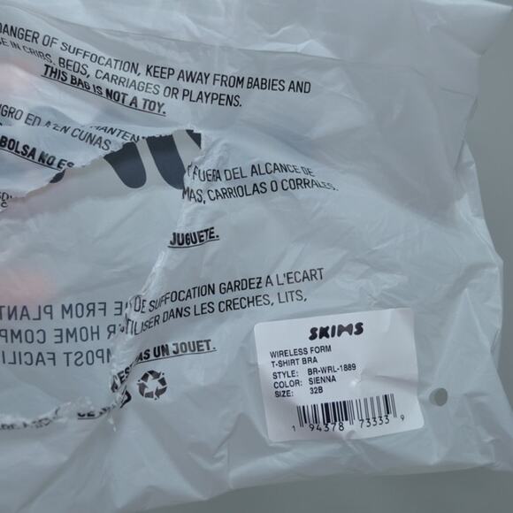 SKIMS Wireless Form T-Shirt Bra NWT Sienna Size 32B - Picture 8 of 8